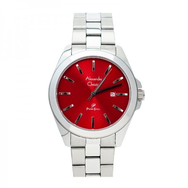 Alexandre Christie AC 1023 Silver Red Lady MDBSSRE